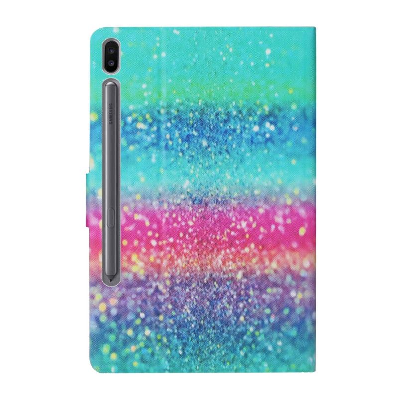 Lederhüllen Samsung Galaxy Tab S6 Handyhülle Glitzerelement