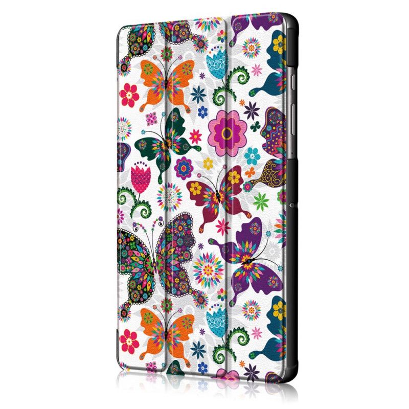 Smart Case Samsung Galaxy Tab S6 Vintage Blumenstifthalter