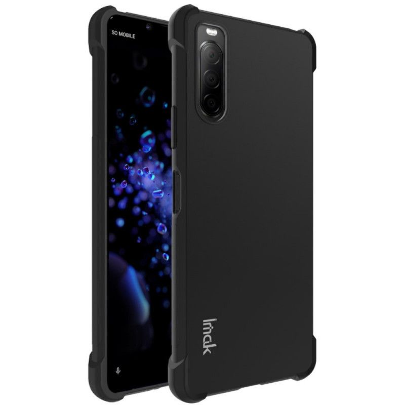 Hülle Sony Xperia 10 II Schwarz Imak Seidig
