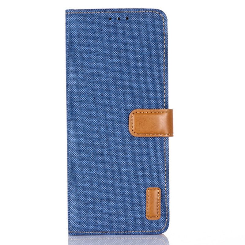 Lederhüllen Sony Xperia 10 II Schwarz Oxford-Stoff